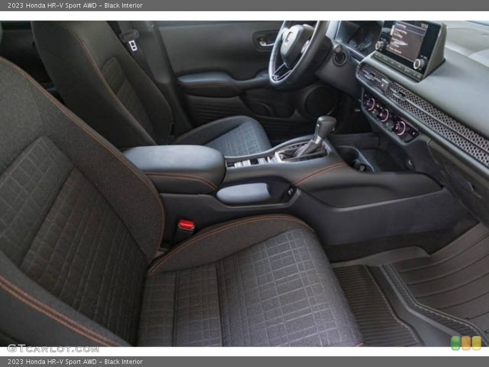 Black Interior Front Seat for the 2023 Honda HR-V Sport AWD #144597761