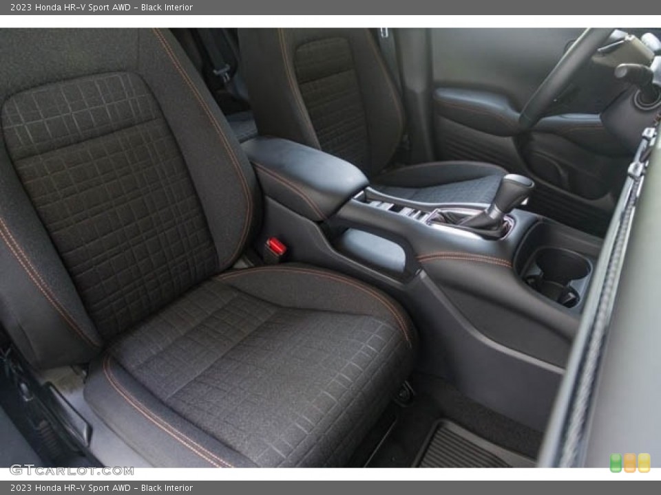 Black Interior Front Seat for the 2023 Honda HR-V Sport AWD #144597773