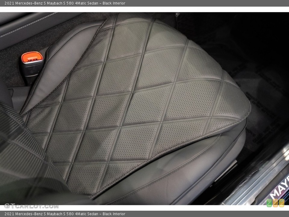 Black Interior Front Seat for the 2021 Mercedes-Benz S Maybach S 580 4Matic Sedan #144599144