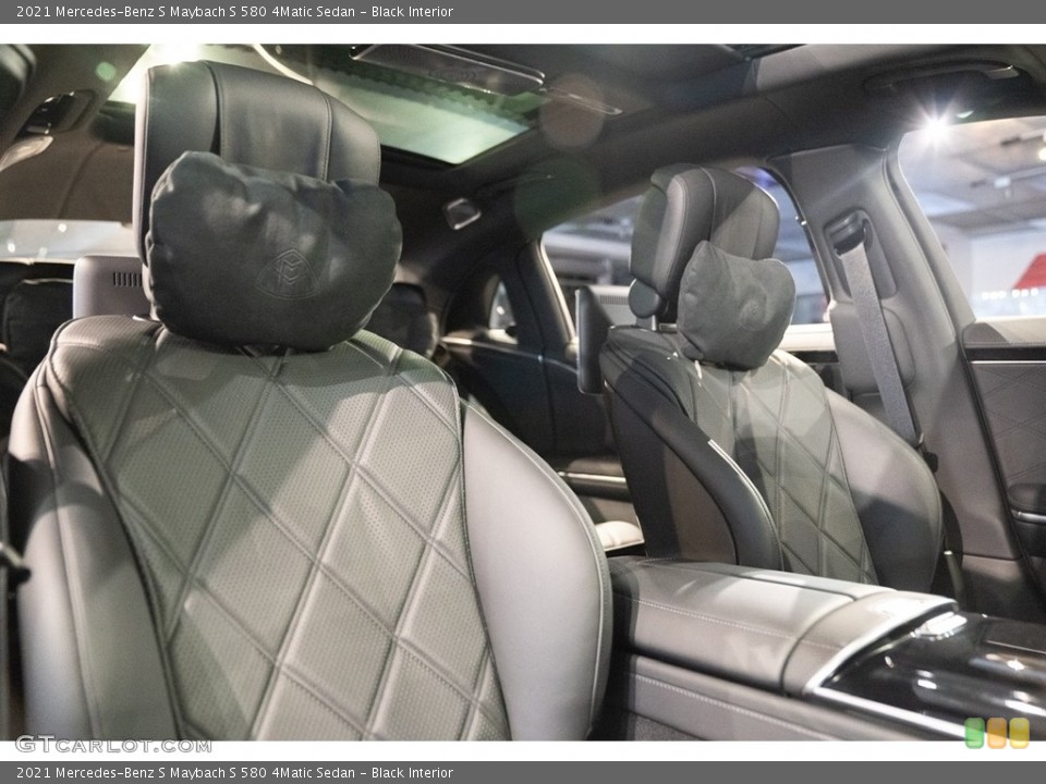 Black Interior Front Seat for the 2021 Mercedes-Benz S Maybach S 580 4Matic Sedan #144599168