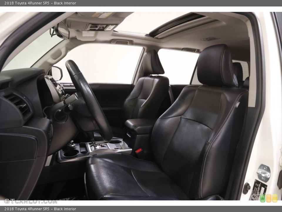 Black Interior Front Seat for the 2018 Toyota 4Runner SR5 #144601498