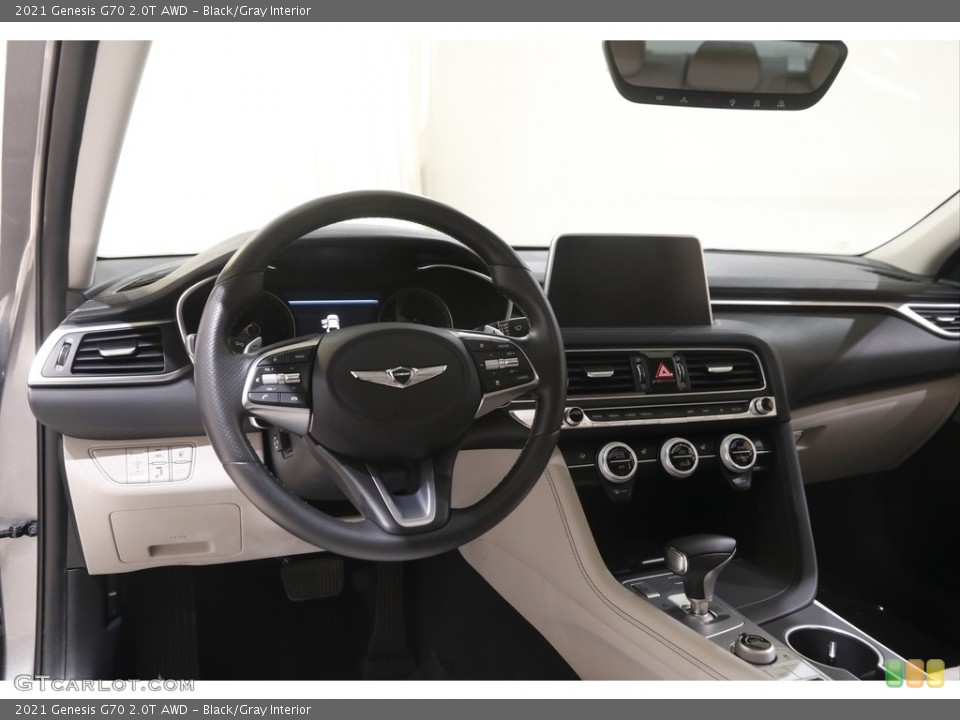 Black/Gray Interior Dashboard for the 2021 Genesis G70 2.0T AWD #144601951