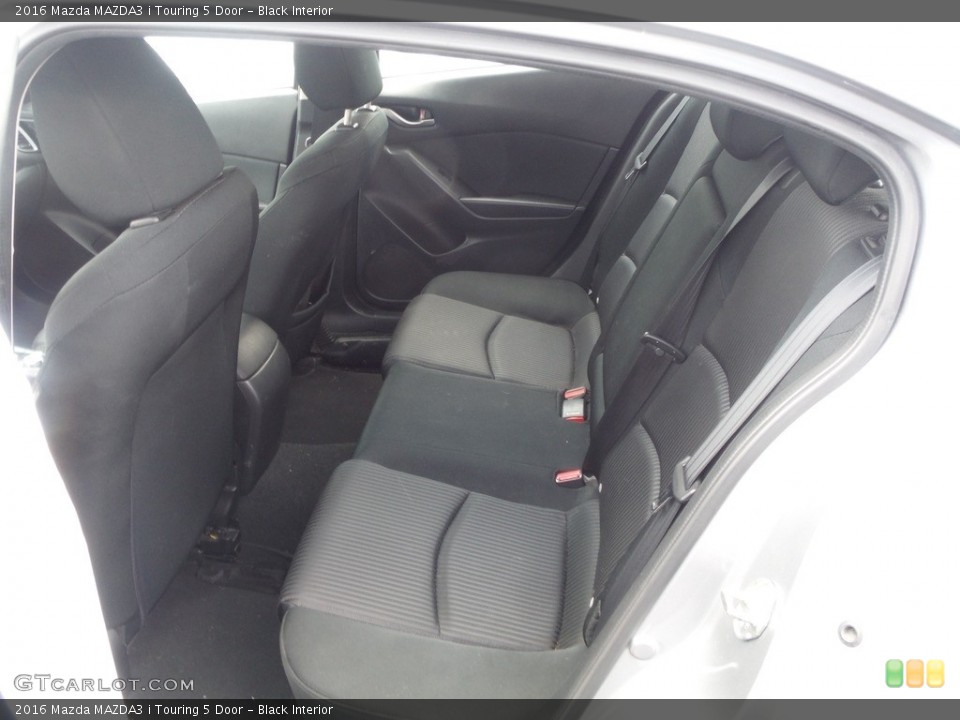 Black Interior Rear Seat for the 2016 Mazda MAZDA3 i Touring 5 Door #144602182