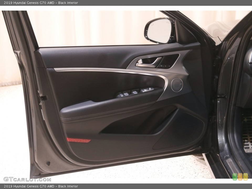 Black Interior Door Panel for the 2019 Hyundai Genesis G70 AWD #144602305