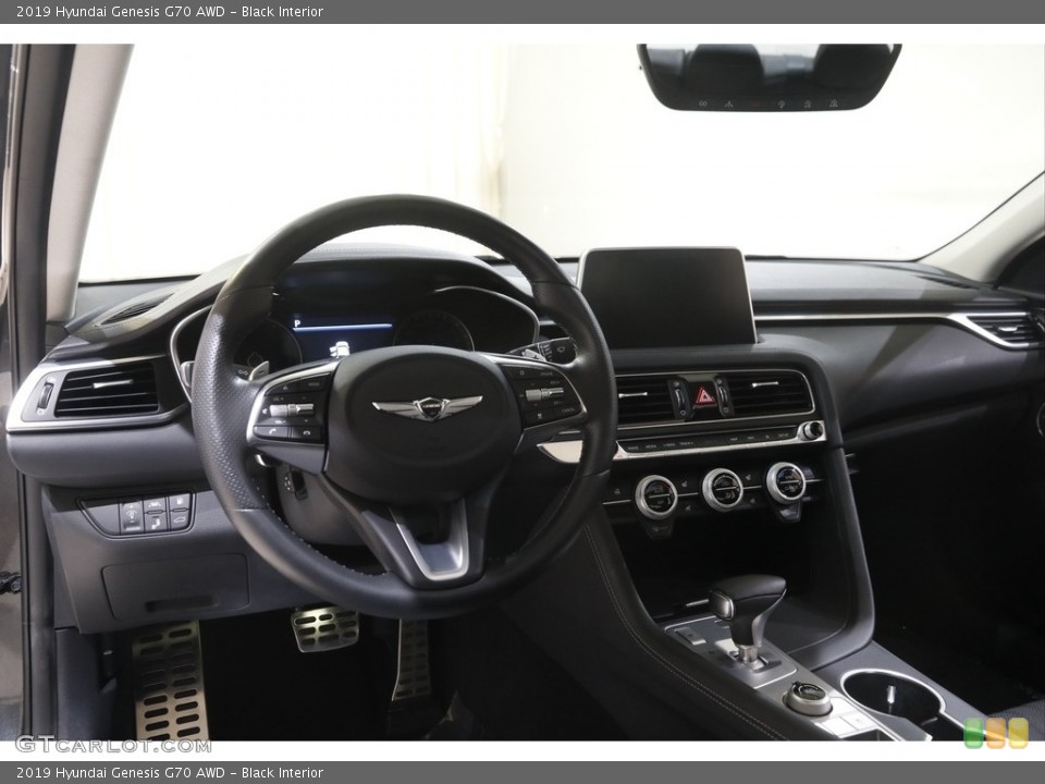 Black Interior Dashboard for the 2019 Hyundai Genesis G70 AWD #144602344