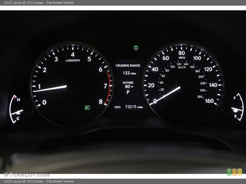 Parchment Interior Gauges for the 2015 Lexus ES 350 Sedan #144602764