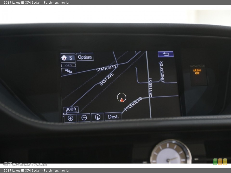 Parchment Interior Navigation for the 2015 Lexus ES 350 Sedan #144602809