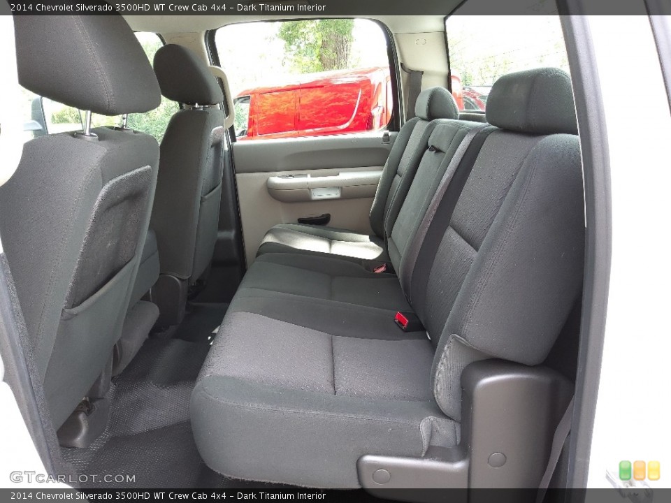 Dark Titanium Interior Rear Seat for the 2014 Chevrolet Silverado 3500HD WT Crew Cab 4x4 #144602935