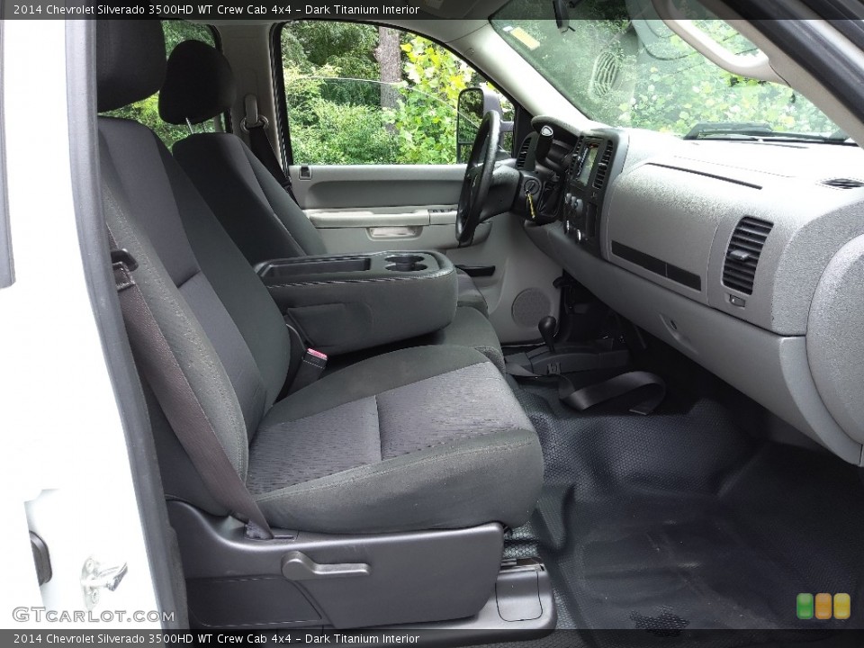 Dark Titanium Interior Front Seat for the 2014 Chevrolet Silverado 3500HD WT Crew Cab 4x4 #144603001