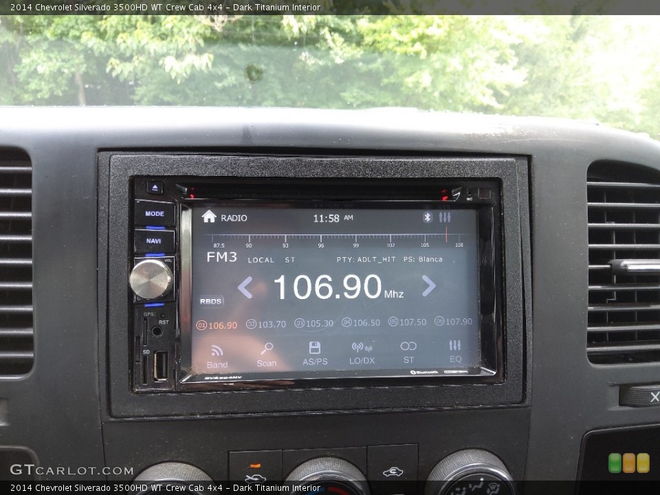 Dark Titanium Interior Audio System for the 2014 Chevrolet Silverado 3500HD WT Crew Cab 4x4 #144603106