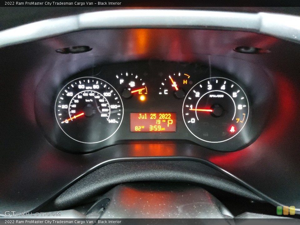 Black Interior Gauges for the 2022 Ram ProMaster City Tradesman Cargo Van #144603574