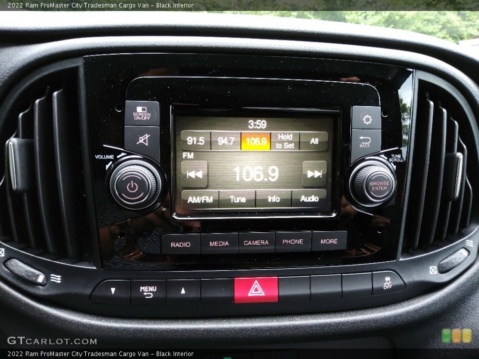 Black Interior Audio System for the 2022 Ram ProMaster City Tradesman Cargo Van #144603592