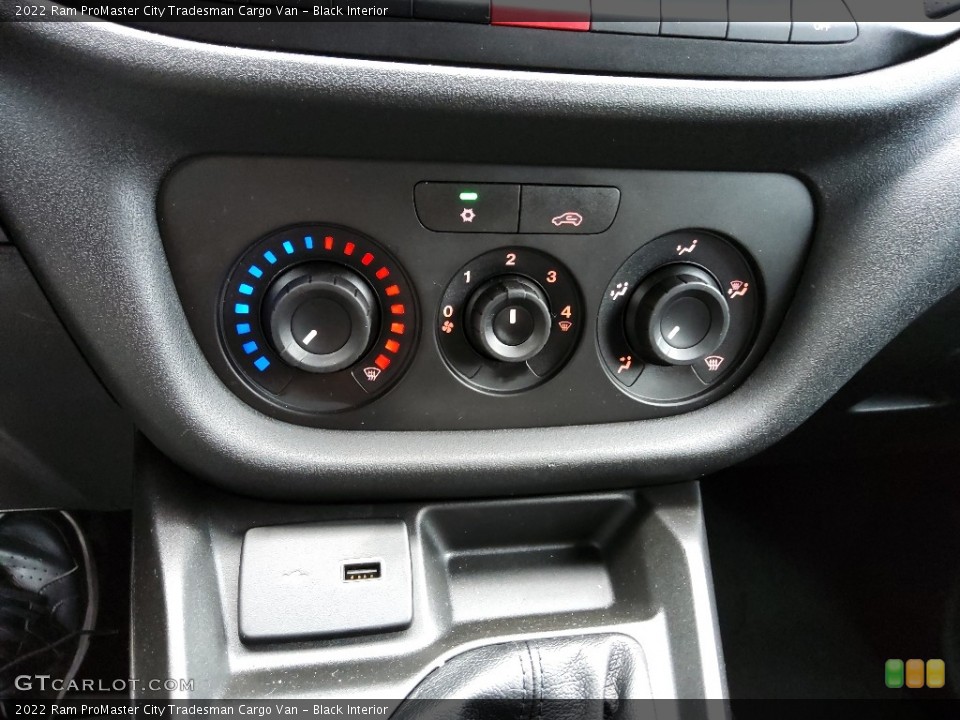 Black Interior Controls for the 2022 Ram ProMaster City Tradesman Cargo Van #144603634
