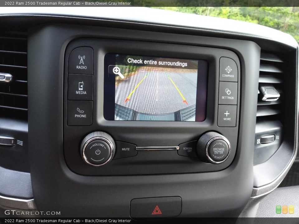 Black/Diesel Gray Interior Controls for the 2022 Ram 2500 Tradesman Regular Cab #144608865