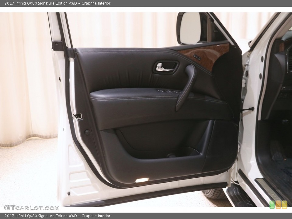 Graphite Interior Door Panel for the 2017 Infiniti QX80 Signature Edition AWD #144609108