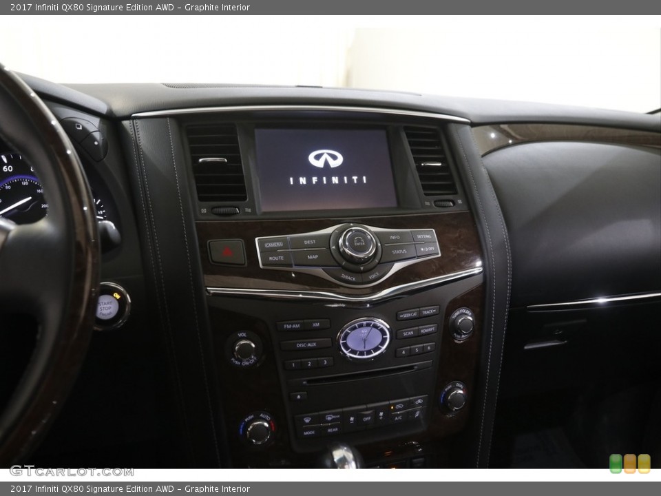 Graphite Interior Controls for the 2017 Infiniti QX80 Signature Edition AWD #144609183