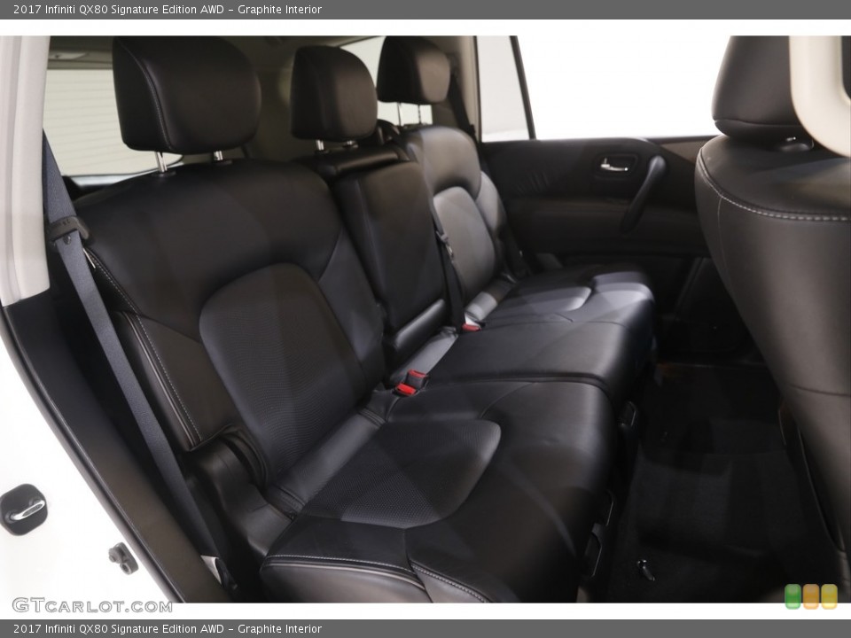 Graphite Interior Rear Seat for the 2017 Infiniti QX80 Signature Edition AWD #144609348