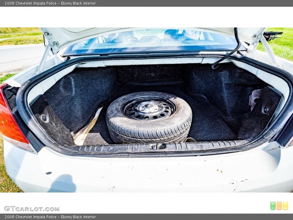 Ebony Black Interior Trunk for the 2008 Chevrolet Impala Police #144609594