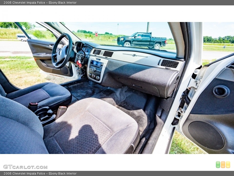 Ebony Black Interior Dashboard for the 2008 Chevrolet Impala Police #144609669