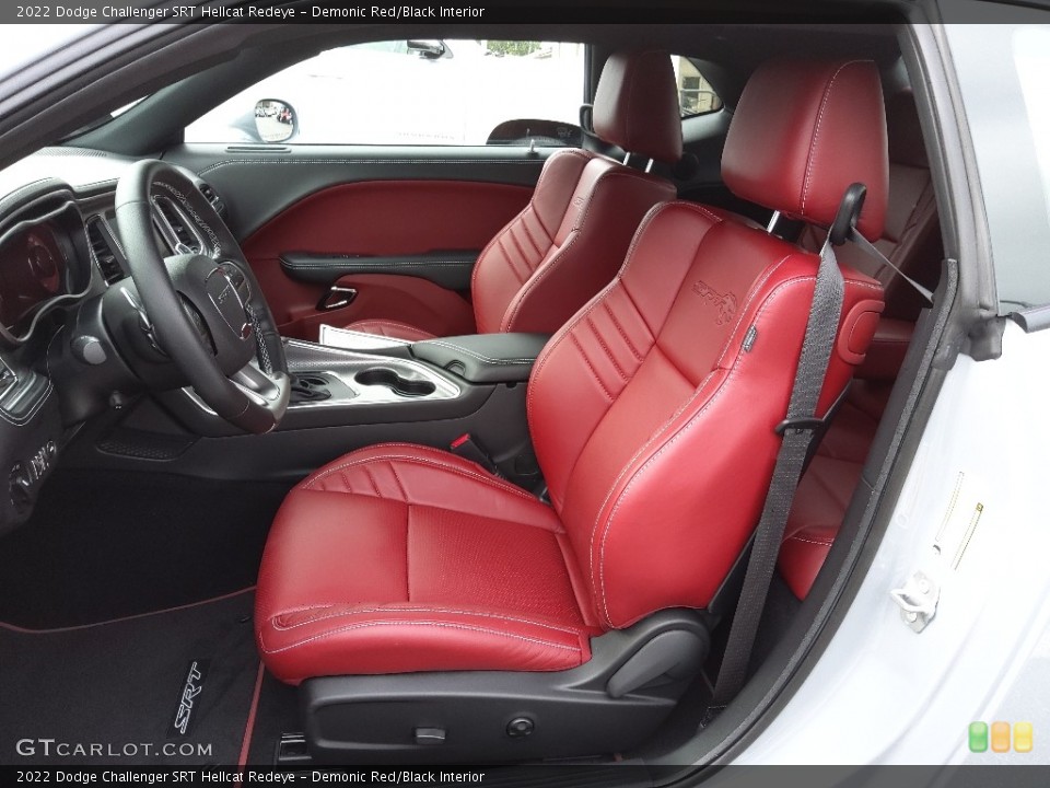 Demonic Red/Black Interior Photo for the 2022 Dodge Challenger SRT Hellcat Redeye #144609858