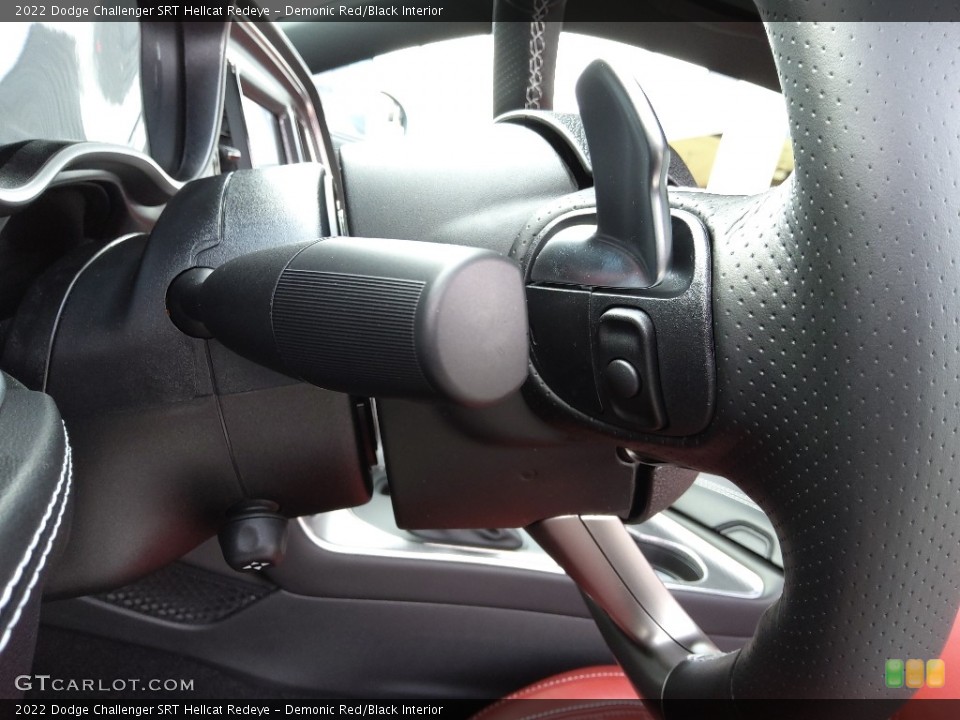 Demonic Red/Black Interior Controls for the 2022 Dodge Challenger SRT Hellcat Redeye #144609900