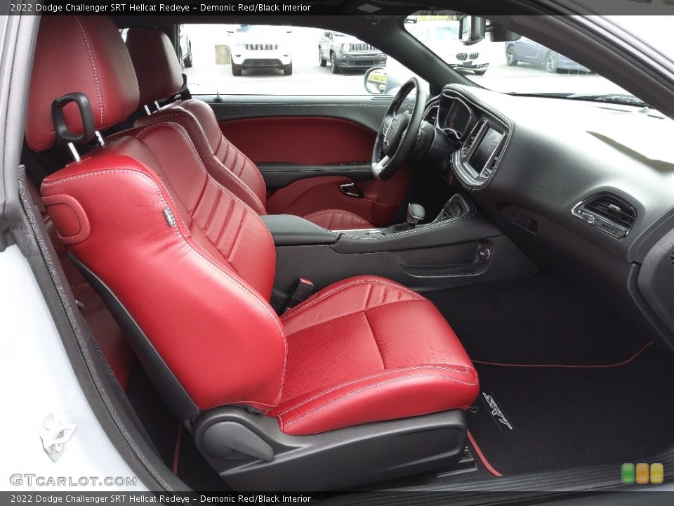 Demonic Red/Black Interior Front Seat for the 2022 Dodge Challenger SRT Hellcat Redeye #144609946