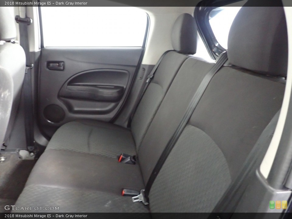 Dark Gray Interior Rear Seat for the 2018 Mitsubishi Mirage ES #144609966