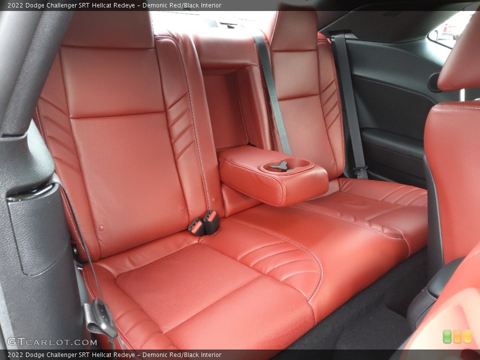 Demonic Red/Black Interior Rear Seat for the 2022 Dodge Challenger SRT Hellcat Redeye #144609975