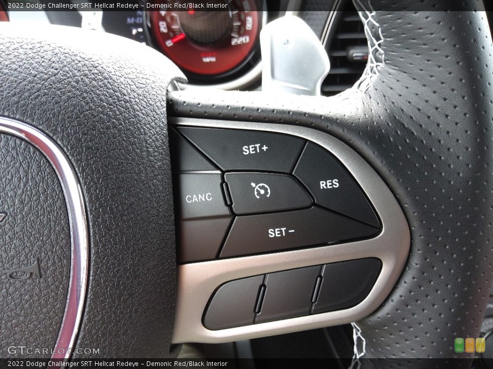 Demonic Red/Black Interior Steering Wheel for the 2022 Dodge Challenger SRT Hellcat Redeye #144610038
