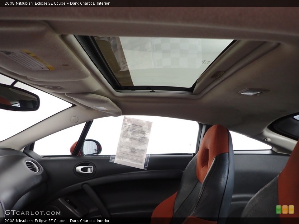 Dark Charcoal Interior Sunroof for the 2008 Mitsubishi Eclipse SE Coupe #144611193