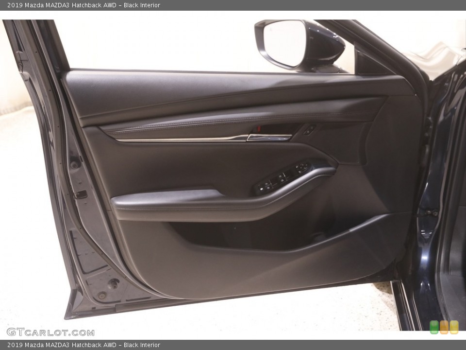 Black Interior Door Panel for the 2019 Mazda MAZDA3 Hatchback AWD #144611784