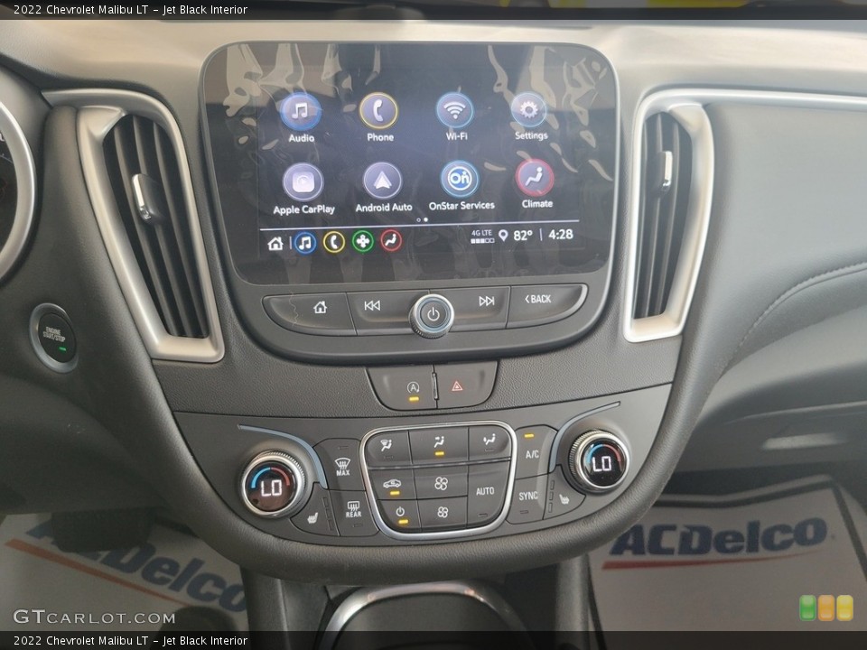 Jet Black Interior Controls for the 2022 Chevrolet Malibu LT #144613505