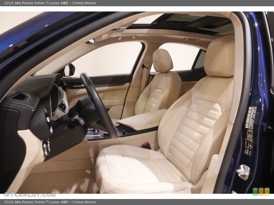 Crema Interior Photo for the 2019 Alfa Romeo Stelvio Ti Lusso AWD #144613895