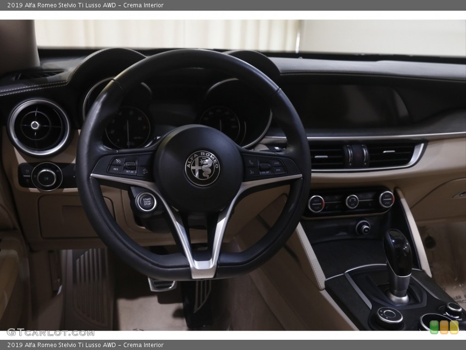 Crema Interior Dashboard for the 2019 Alfa Romeo Stelvio Ti Lusso AWD #144613916