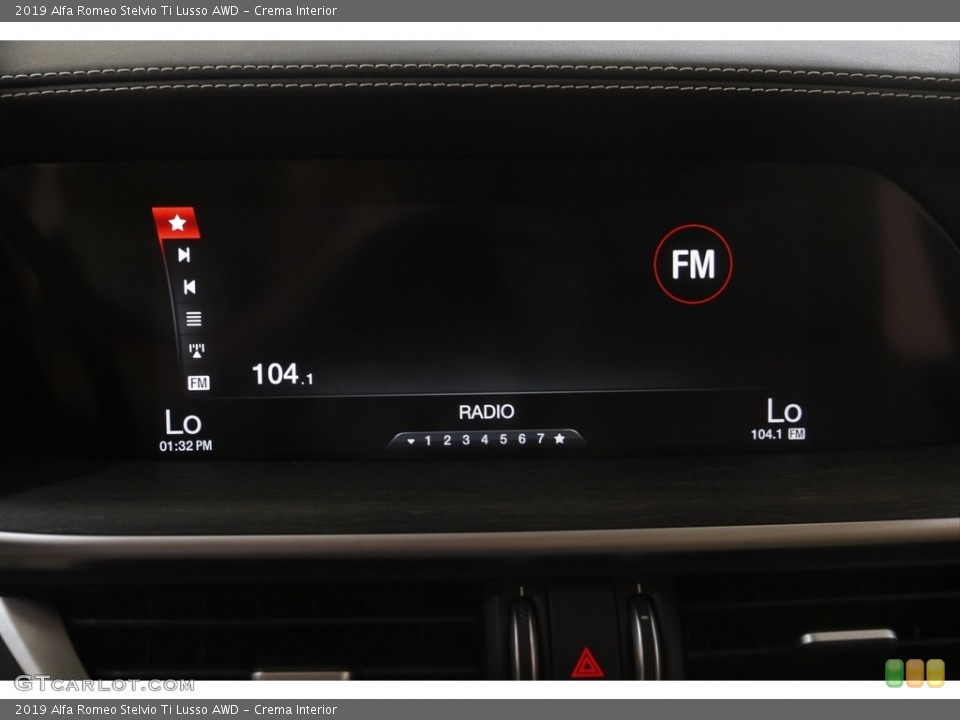 Crema Interior Controls for the 2019 Alfa Romeo Stelvio Ti Lusso AWD #144613988