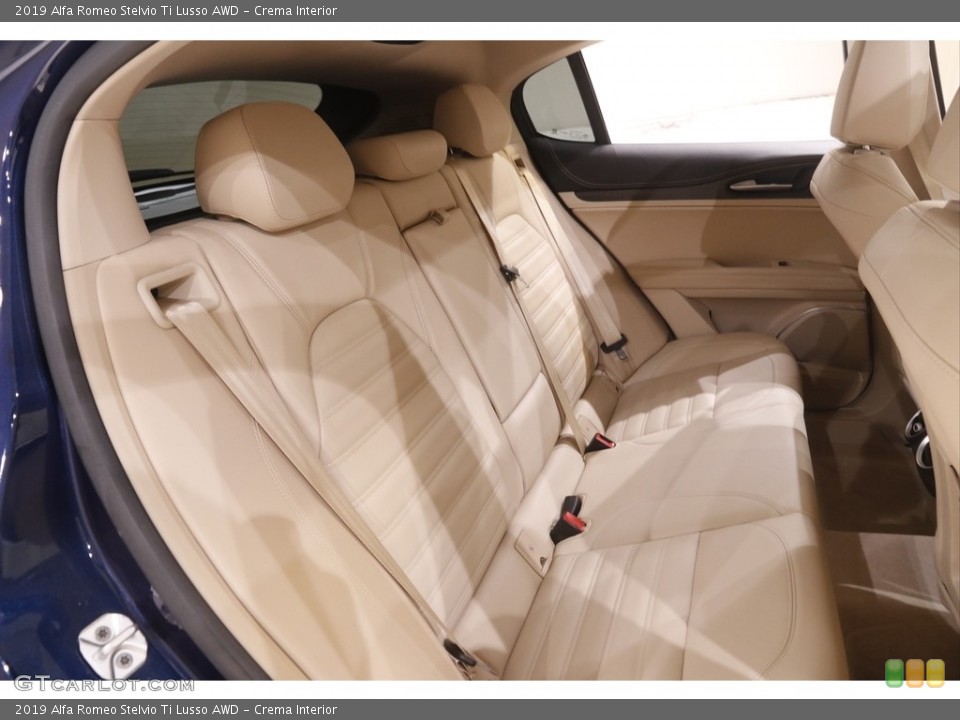 Crema Interior Rear Seat for the 2019 Alfa Romeo Stelvio Ti Lusso AWD #144614162