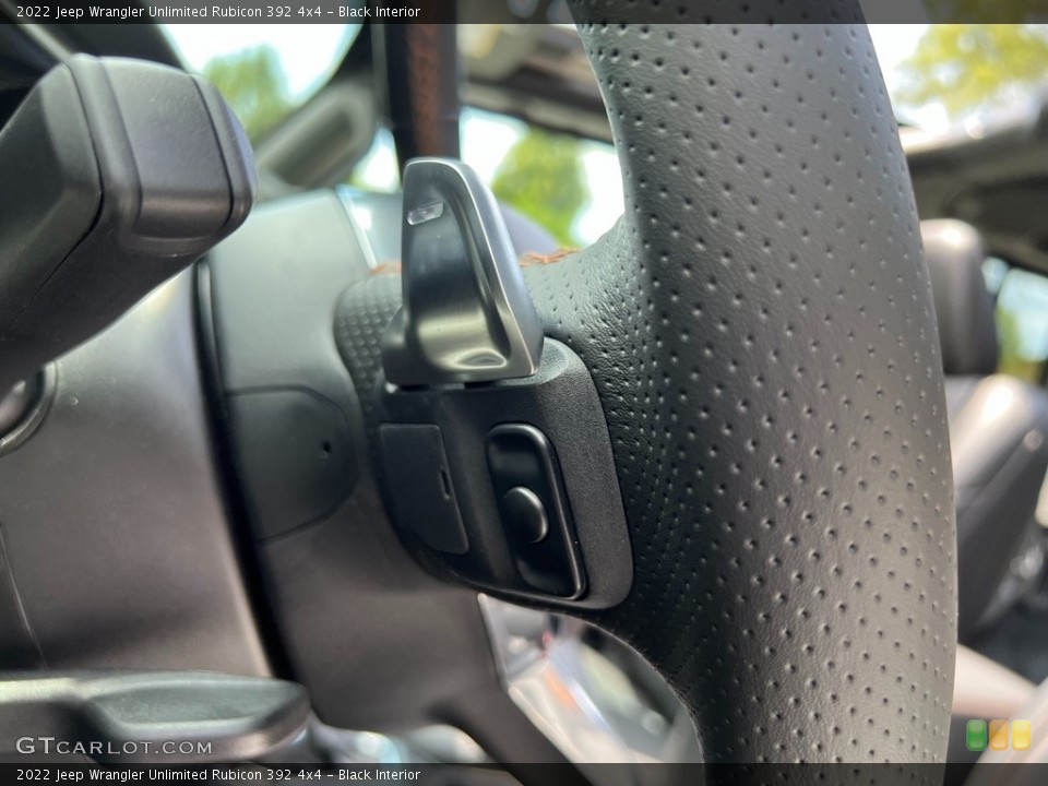 Black Interior Steering Wheel for the 2022 Jeep Wrangler Unlimited Rubicon 392 4x4 #144614549