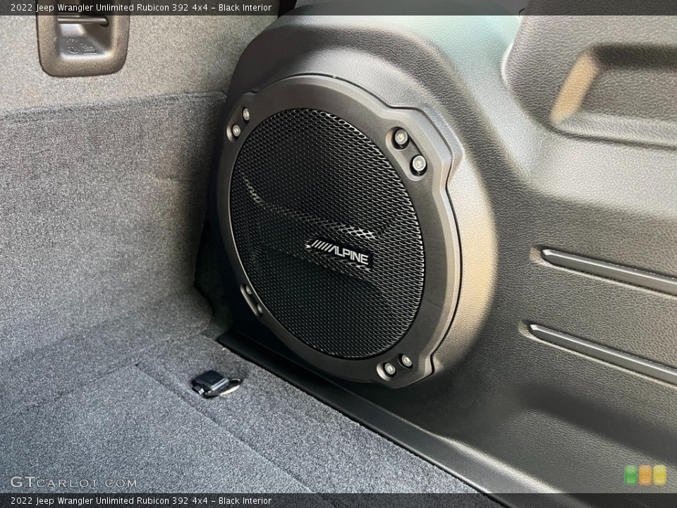 Black Interior Audio System for the 2022 Jeep Wrangler Unlimited Rubicon 392 4x4 #144614639