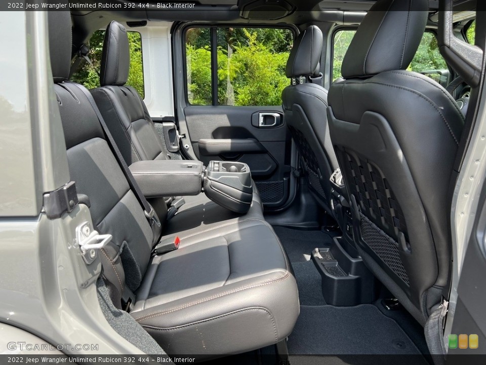 Black Interior Rear Seat for the 2022 Jeep Wrangler Unlimited Rubicon 392 4x4 #144614666
