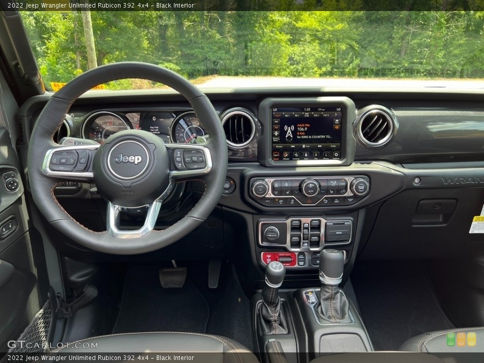 Black Interior Dashboard for the 2022 Jeep Wrangler Unlimited Rubicon 392 4x4 #144614714