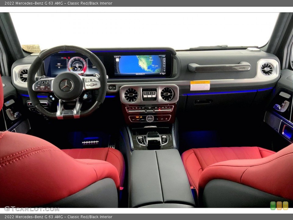 Classic Red/Black Interior Dashboard for the 2022 Mercedes-Benz G 63 AMG #144615440