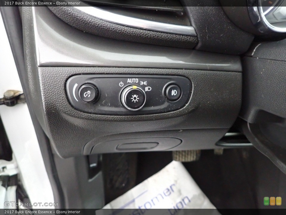 Ebony Interior Controls for the 2017 Buick Encore Essence #144616310
