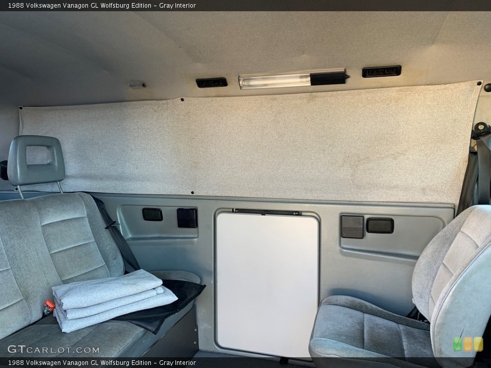 Gray Interior Rear Seat for the 1988 Volkswagen Vanagon GL Wolfsburg Edition #144618167