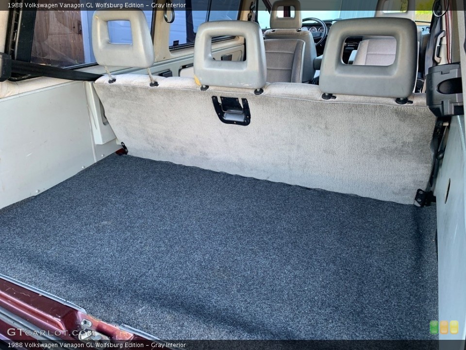 Gray Interior Trunk for the 1988 Volkswagen Vanagon GL Wolfsburg Edition #144618212