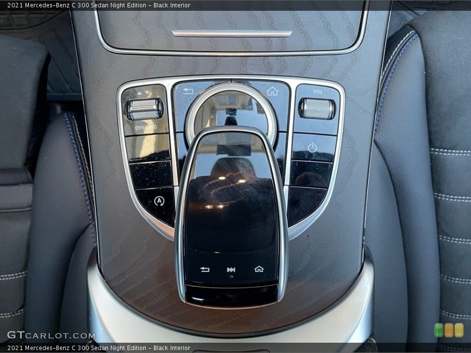 Black Interior Controls for the 2021 Mercedes-Benz C 300 Sedan Night Edition #144618539