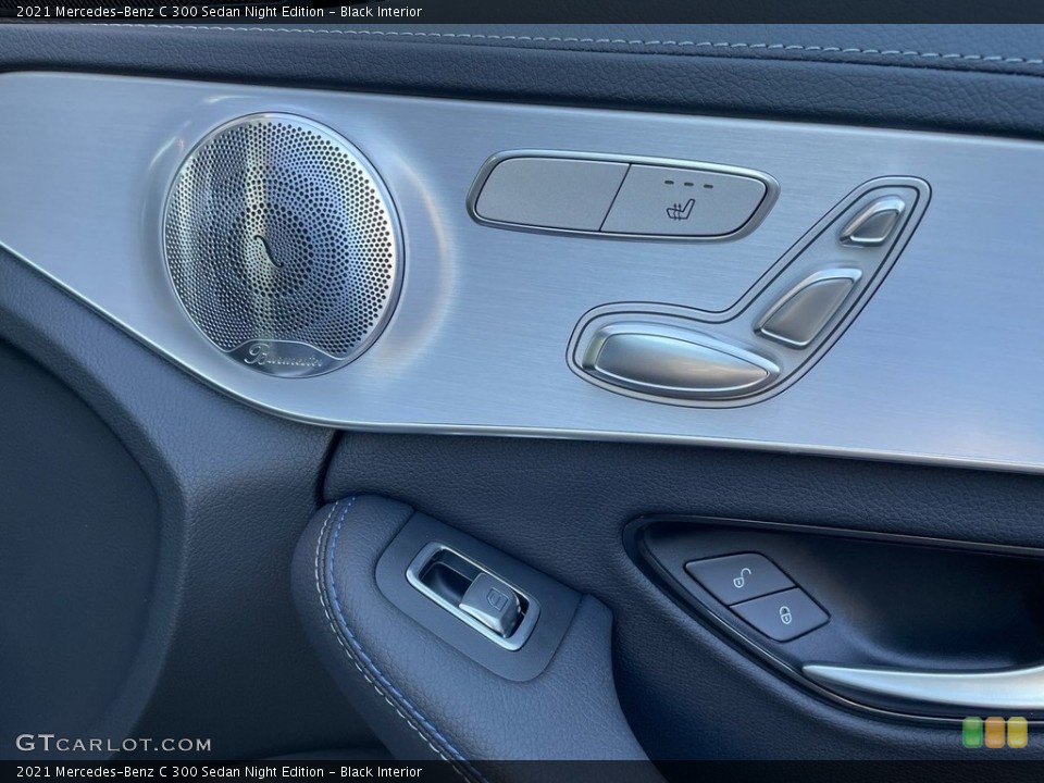 Black Interior Controls for the 2021 Mercedes-Benz C 300 Sedan Night Edition #144618551