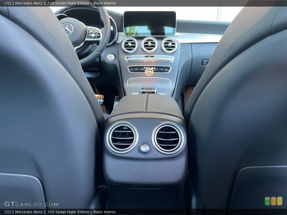 Black Interior Controls for the 2021 Mercedes-Benz C 300 Sedan Night Edition #144618617