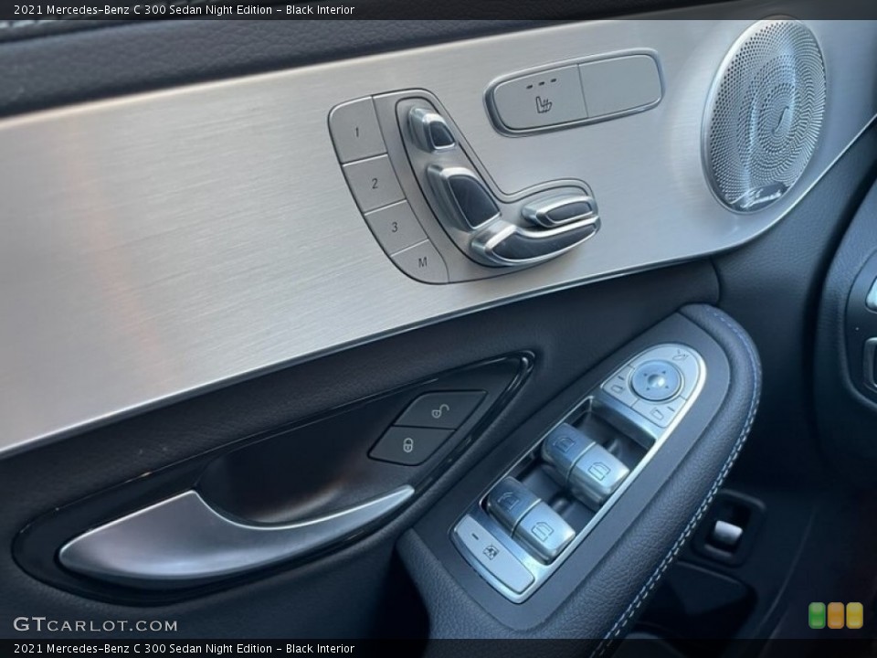 Black Interior Controls for the 2021 Mercedes-Benz C 300 Sedan Night Edition #144618845