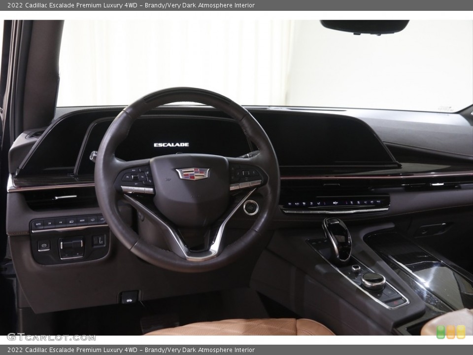 Brandy/Very Dark Atmosphere Interior Dashboard for the 2022 Cadillac Escalade Premium Luxury 4WD #144619283