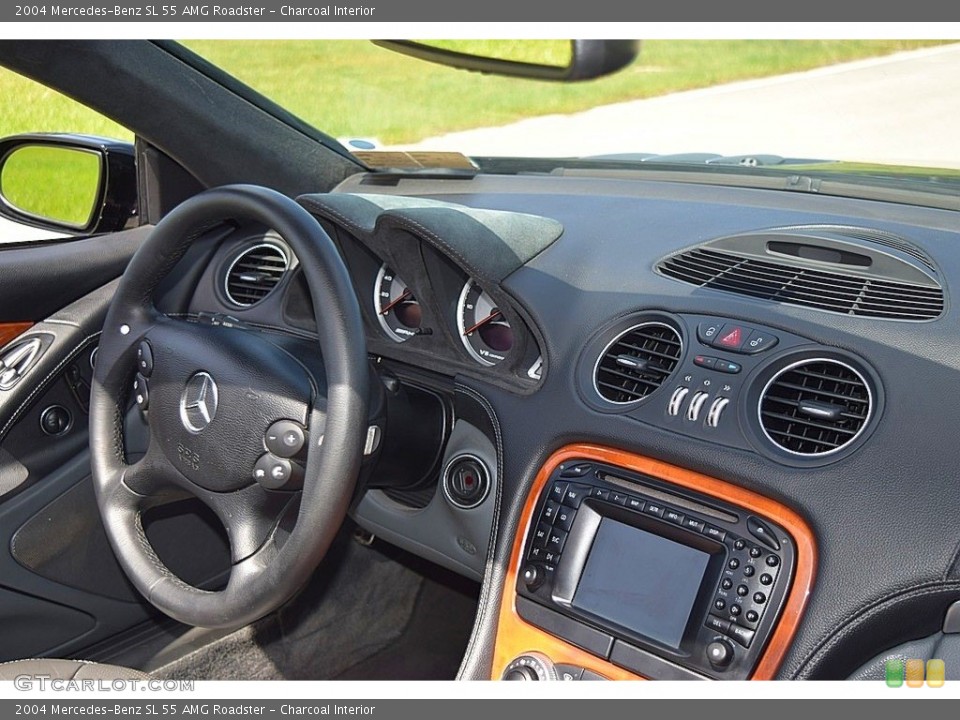 Charcoal Interior Dashboard for the 2004 Mercedes-Benz SL 55 AMG Roadster #144620272